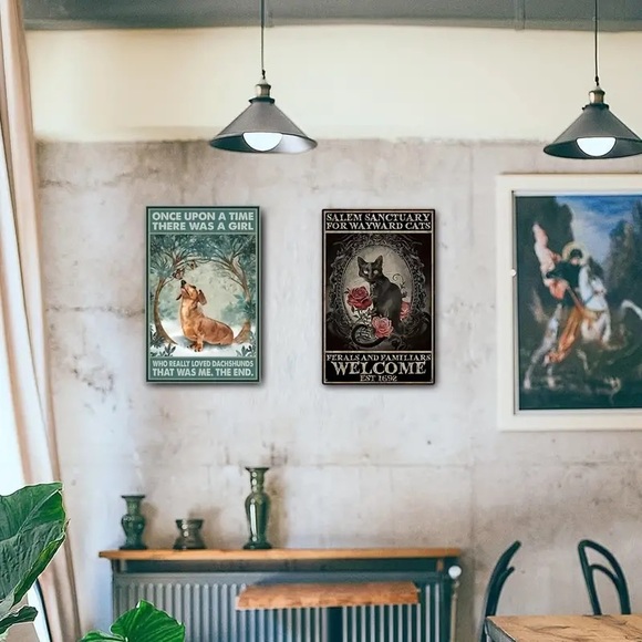 Salem Sanctuary For Wayward Cats Metal Tin Sign (8''x12''/20cm*30cm) - Picture 3 of 6